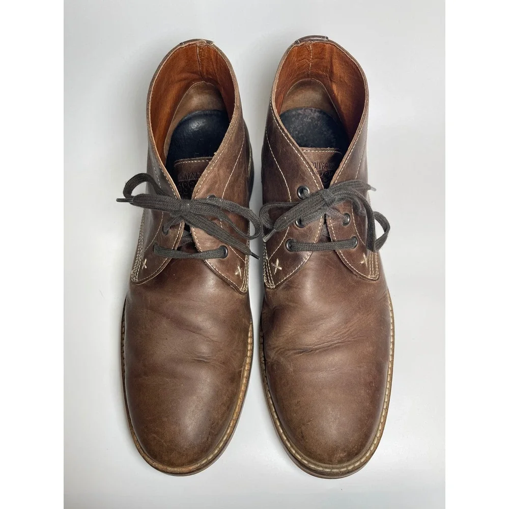 Wolverine 1883 Mens Brown Leather Chukka Boots Lace Up Ankle Size 9.5